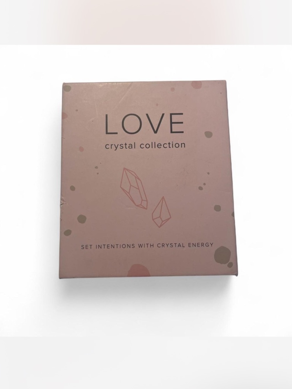 Love Crystal Collection Of 6 Stones With Carrying Bag by Shoppe Geo Healing Gems